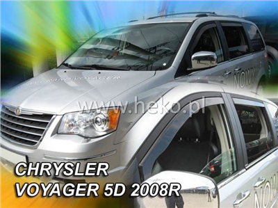 Ofuky oken Chrysler Grand Voyager 2008- (4 díly, 5 dvěří)