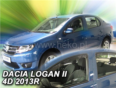 Ofuky oken Dacia Logan 2013-2020 (4 díly)