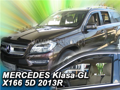 Ofuky oken Merceces GLS-Class 2015-2019 (přední, X166)