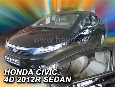 Ofuky oken Honda Civic 2012-2016 (přední, sedan)