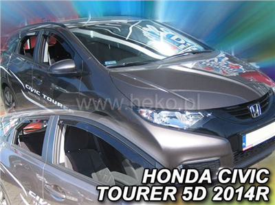 Ofuky oken Honda Civic 2014-2016 (4 díly, combi)