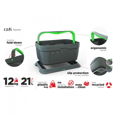 Luxusní nákupní košík Rati Basket