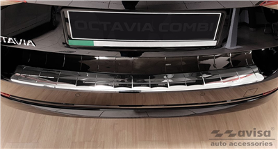 Ochranná lišta hrany kufru Škoda Octavia IV. 2020- (combi, chrom)