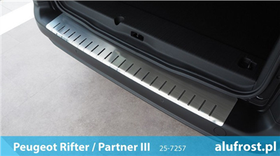 Ochranná lišta hrany kufru Peugeot Rifter 2018-