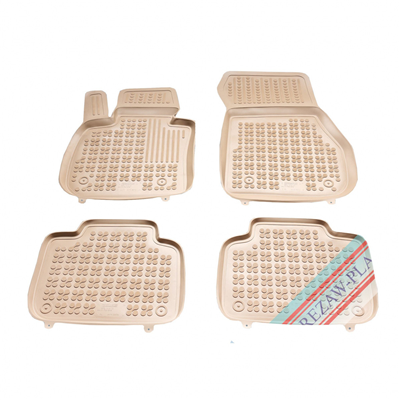 Gumové autokoberce BMW X1 2015-2022 (F48, béžové)