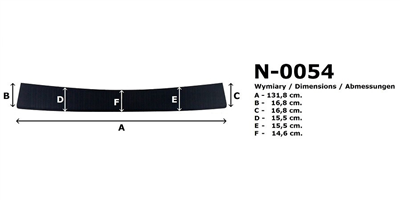 Ochranná lišta hrany kufru Toyota ProAce City 2020-