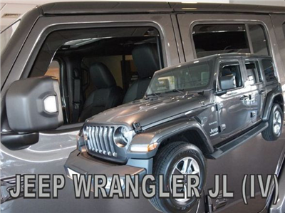 Ofuky oken Jeep Wrangler 2019- (4 díly)