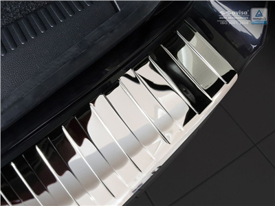 Ochranná lišta hrany kufru Škoda Octavia III. 2017-2020 (combi, chrom)