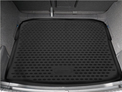 Gumová vana do kufru Škoda Karoq 2017- (4x2, opravná sada i dojezd. kolo)