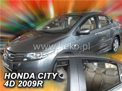 Ofuky oken Honda City 2008-2014 (4 díly, sedan)