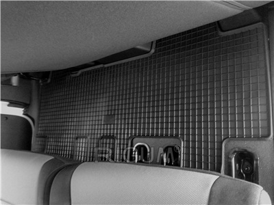 Gumové autokoberce Toyota ProAce 2016- (2. řada, 6 míst)