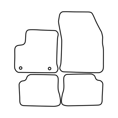 Textilní autokoberce Citroen e-C4 2021- (elektrický)