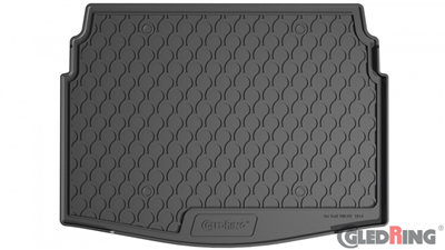 Gumová vana do kufru VW Golf VIII. 2020- (hatchback, dolní dno)