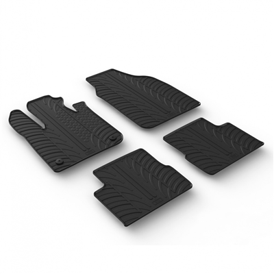 Gumové autokoberce Fiat 500 2020- (electric)