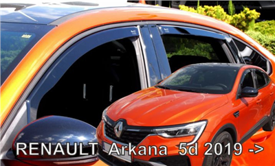 Ofuky oken Renault Arkana 2021- (4 díly)