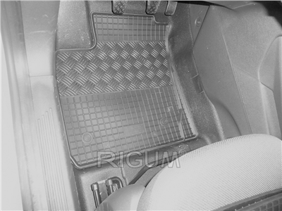 Gumové autokoberce Ford Transit Courier 2014- (přední)