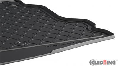 Gumová vana do kufru Honda Civic 2017-2021 (hb, horní dno, dojezdové kolo)