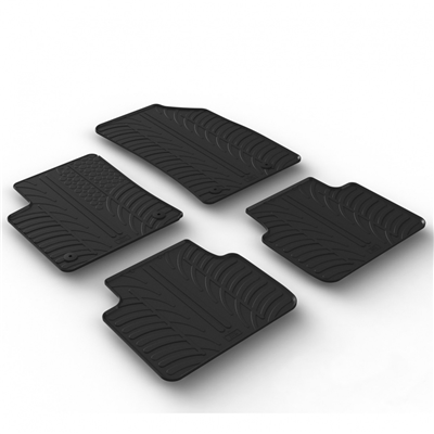 Gumové autokoberce Opel Crossland X 2021- (po faceliftu)