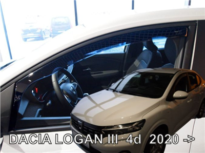Ofuky oken Dacia Logan 2021- (přední)