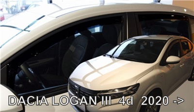 Ofuky oken Dacia Logan 2021- (sedan, 4 díly)