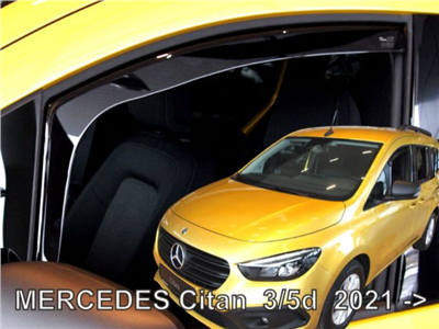 Ofuky oken Mercedes Citan 2021- (přední)