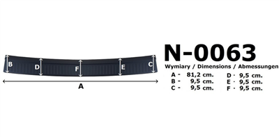 Ochranná lišta hrany kufru Hyundai i10 2020-