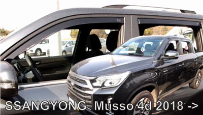 Ofuky oken SSangyong Musso 2018- (4 díly)