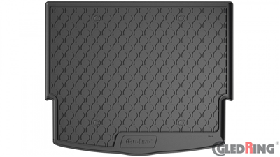 Gumová vana do kufru Nissan X-Trail 2022- (horní dno, plnohodnotná rezerva)