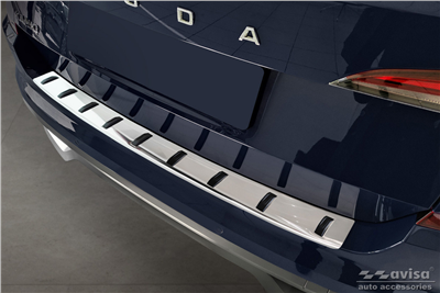 Zesílená ochranná lišta hrany kufru Škoda Kamiq 2019- (matná)