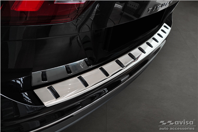 Zesílená ochranná lišta hrany kufru VW Tiguan 2016-2023 (matná)