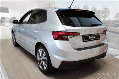 Ochranná lišta hrany kufru Škoda Fabia IV. 2021- (hb, tmavá, matná)