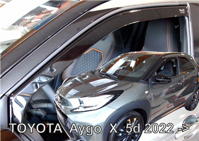 Ofuky oken Toyota Aygo X 2022- (přední)