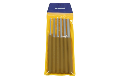 vyrážeče, průměr 3 - 4 - 5 - 6 - 7 - 8 mm, délka 150 mm, sada 6 dílů