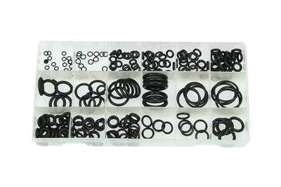 O kroužky těsnící, průměr 3 - 22 mm, 225 dílů