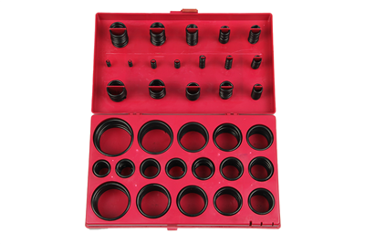 O kroužky těsnící, průměr 3 - 50 mm, 419 dílů