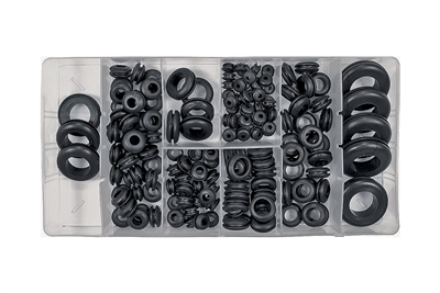 průchodky gumové, sada 180 dílů