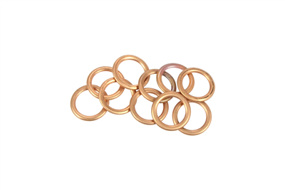 podložka měděná těsnící, dutá 16x22x2 mm ze sady 100-05094, balení 10 ks