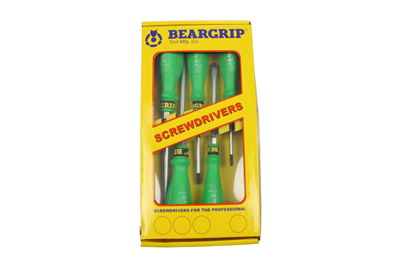 šroubováky ploché PL6,5 - PL10, křížové PH1 - PH3, úderové, sada 5 dílů, 739