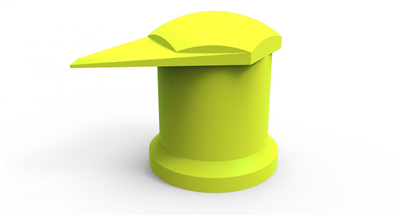 Indikátor povolení matic 32 mm horní, pro nákladní auta a autobusy, plast - Dustite LR