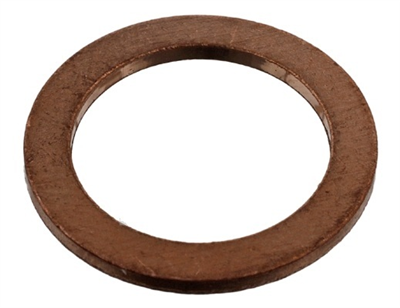 Těsnicí kroužek měděný, průměr 14/20 mm, tloušťka 1,5 mm