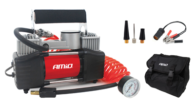 Kompresor do auta kovový dvoupístový 12V HQ AComp-04 AMiO