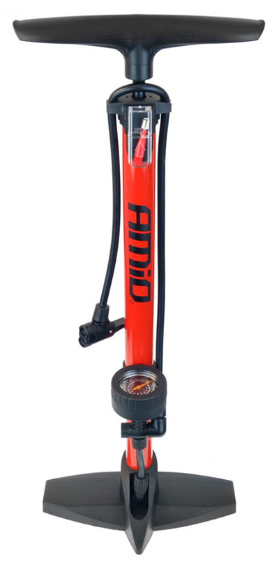 Ruční kovová hustilka s manometrem PU02