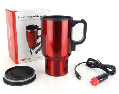 Termohrnek s ohřevem do auta 12V AMiO-02177