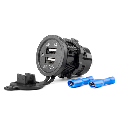 Nabíječka 2xUSB 12/24V MOD-03 AMiO-02853