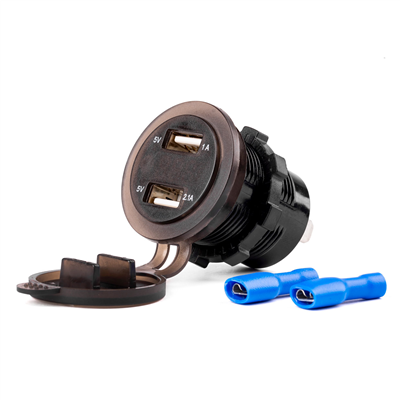 Nabíječka 2xUSB 12/24V MOD-06 AMiO-02856