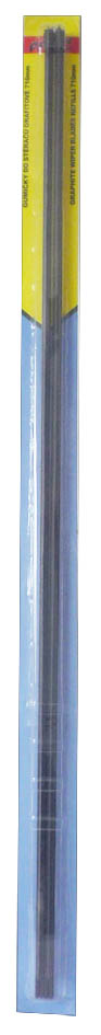GUMIČKY STĚRAČE GRAFITOVÉ 710 mm