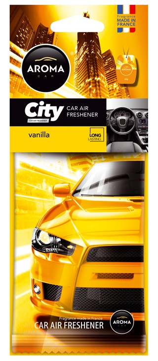 Osvěžovače vzduchu AROMA CAR CITY CARD VANILIA