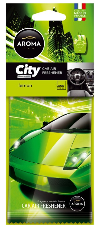 Osvěžovače vzduchu AROMA CAR CITY CARD LEMON