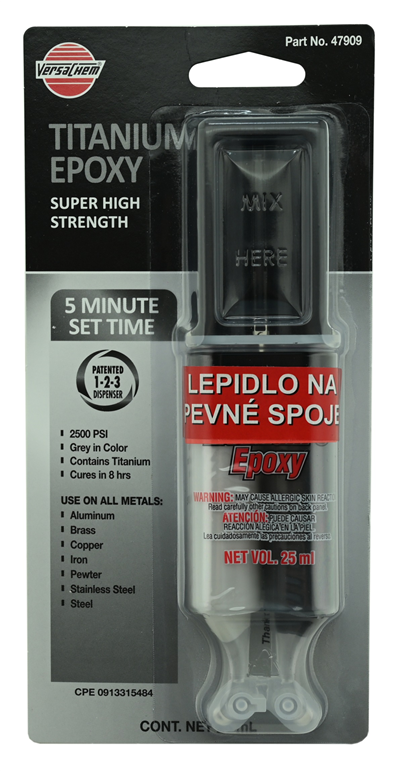 TITANIUM EPOXY SYSTEM 25 ml - dvousložkové lepidlo na hlíník a kovy