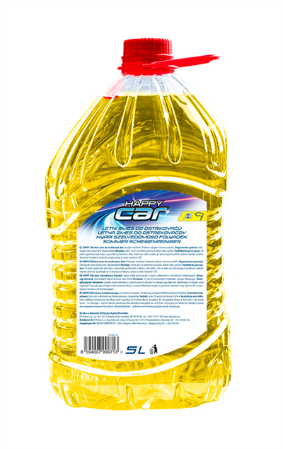 Letní kapalina do ostřikovačů - 5L